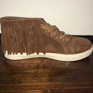 BEAUTIFUL brown suede sneakers